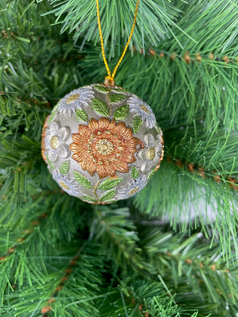 Christbaumschmuck Kugel Weihnachtsbaum Weihnachten Hänger gold ø 6cm