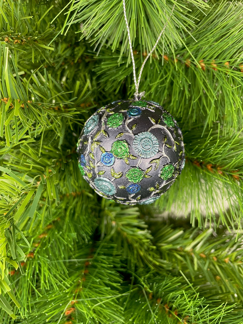 Christbaumschmuck Kugel Weihnachtsbaum Weihnachten dunkelblau ø 6cm