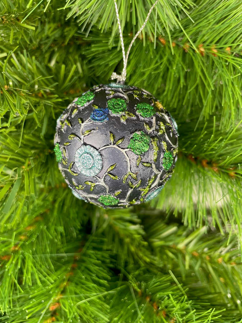 Christbaumschmuck Kugel Weihnachtsbaum Weihnachten dunkelblau ø 6cm