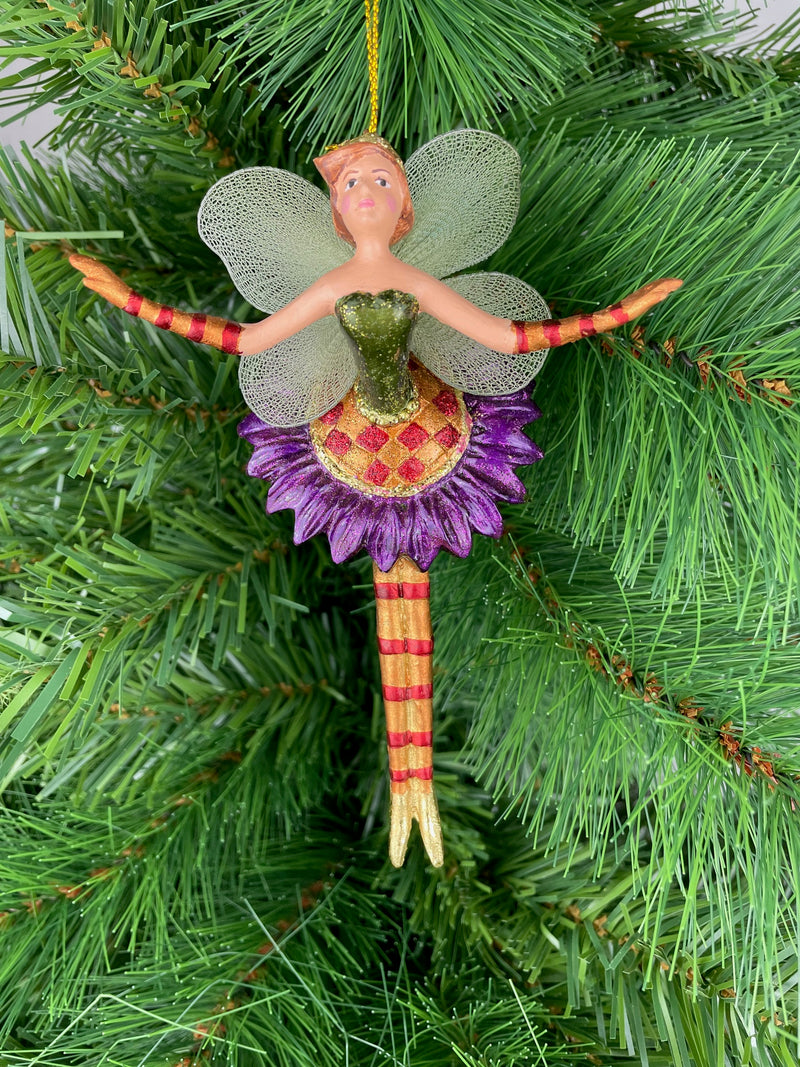 Figur Blumenelfe Ballerina Elfe Baumschmuck Ostern Frühling Weihnachten 15cm